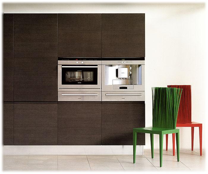 Кухня Rovere grafite/corian MK CUCINE Rovere grafite/corian