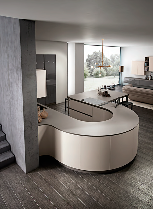 Кухня  CONCRETA CUCINE NEXA GAP