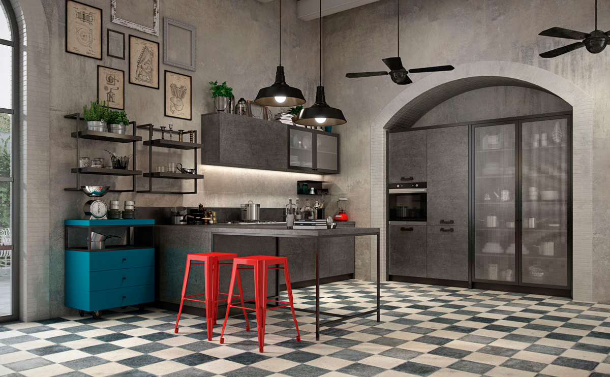 Кухня  CONCRETA CUCINE URBAN 2